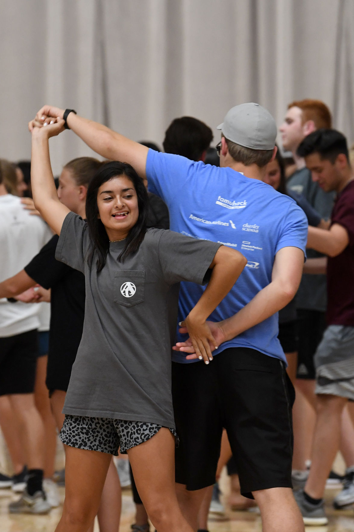 Aggie Wranglers dance lesson